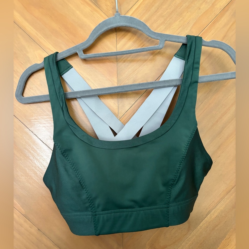 Fabletics Green Sports Bra